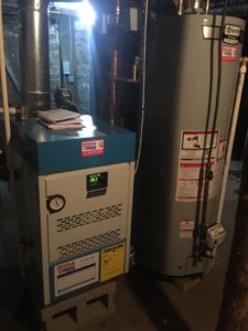 Slant Fin Boiler and A.O. Smith water heater