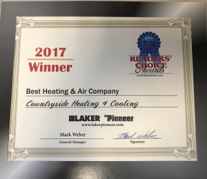 Voted “Best Heating & Air Company”